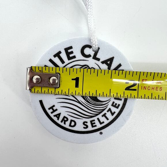 LOT OF 25 WHITE CLAW KEYCHAINS FOB COLLECTIBLE WHITE CLAW FANS FOAM FLOATS NEW - Picture 4 of 8